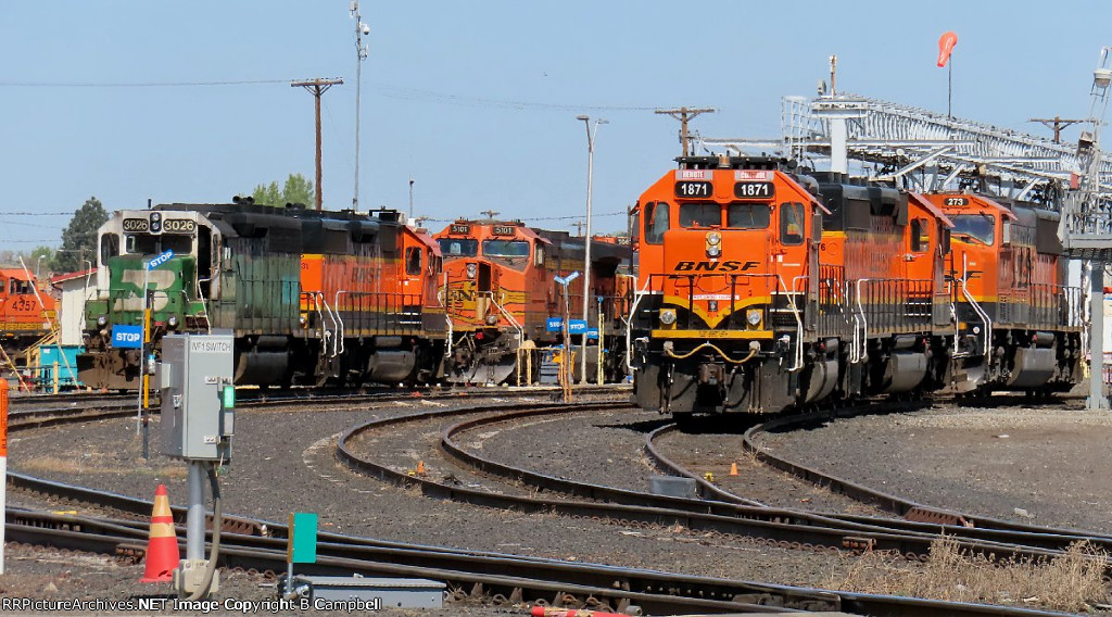 BNSF 1871-BNSF 1676-BNSF 273-BNSF 3026-BNSF 2731-BNSF 5101